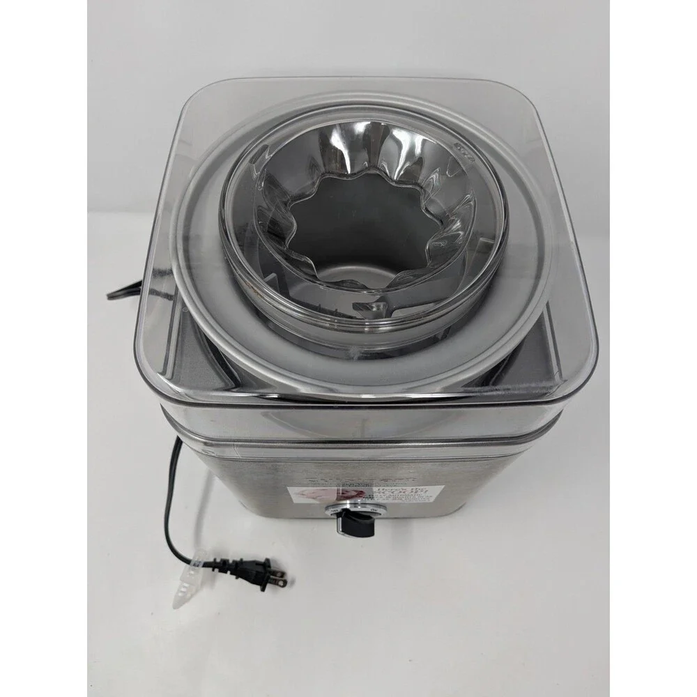 Cuisinart ICE-30BC 2Qt Frozen Yogurt Sorbet Ice Cream Maker Automatic Silver